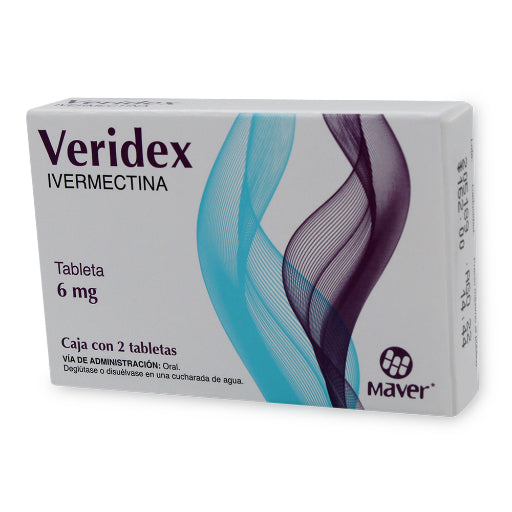 VERIDEX 6MG C/2TABLETAS.