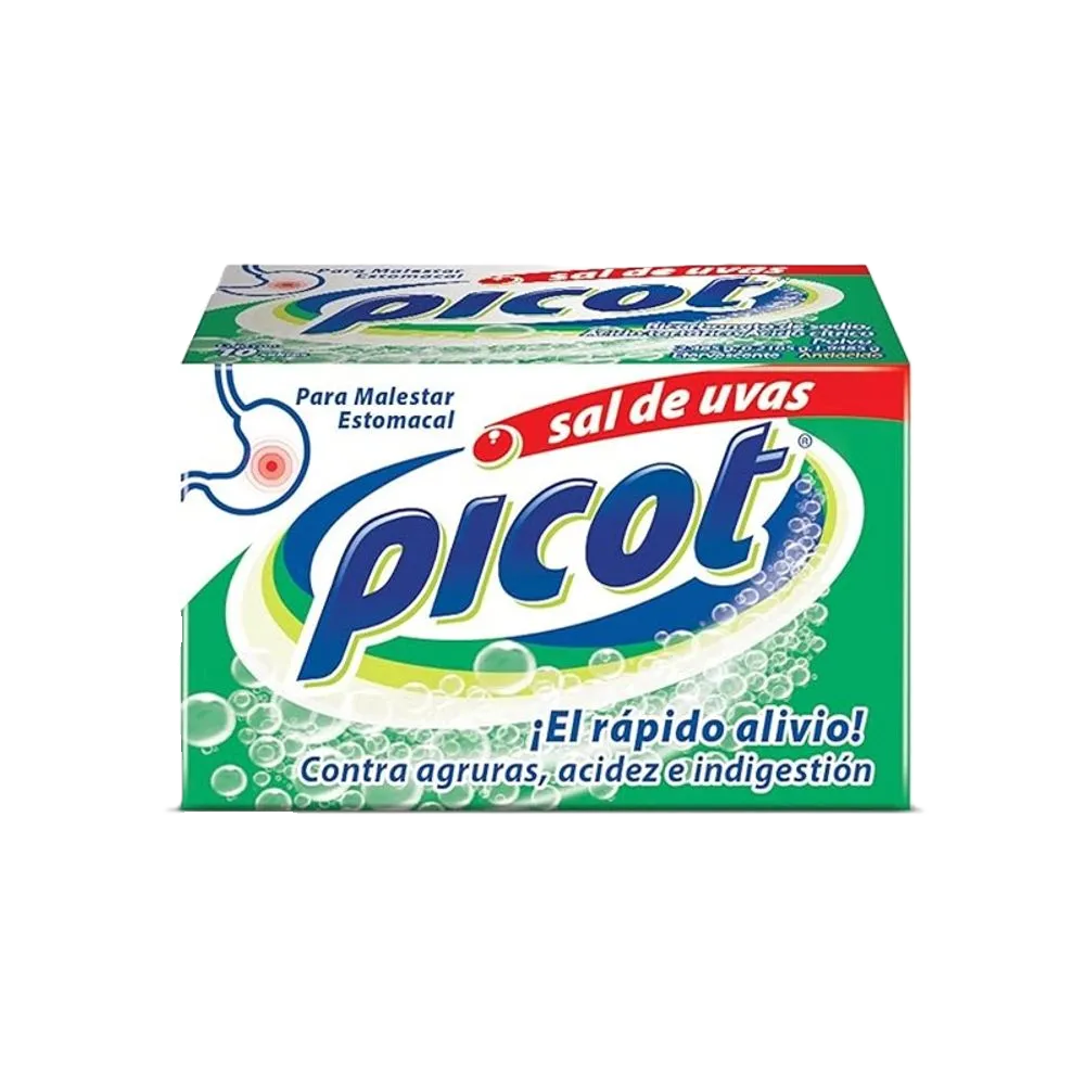 SAL DE UVAS PICOT C/10 SOBS. POLVO EFERVS. 2.4850/0.2165/1.9485 G.