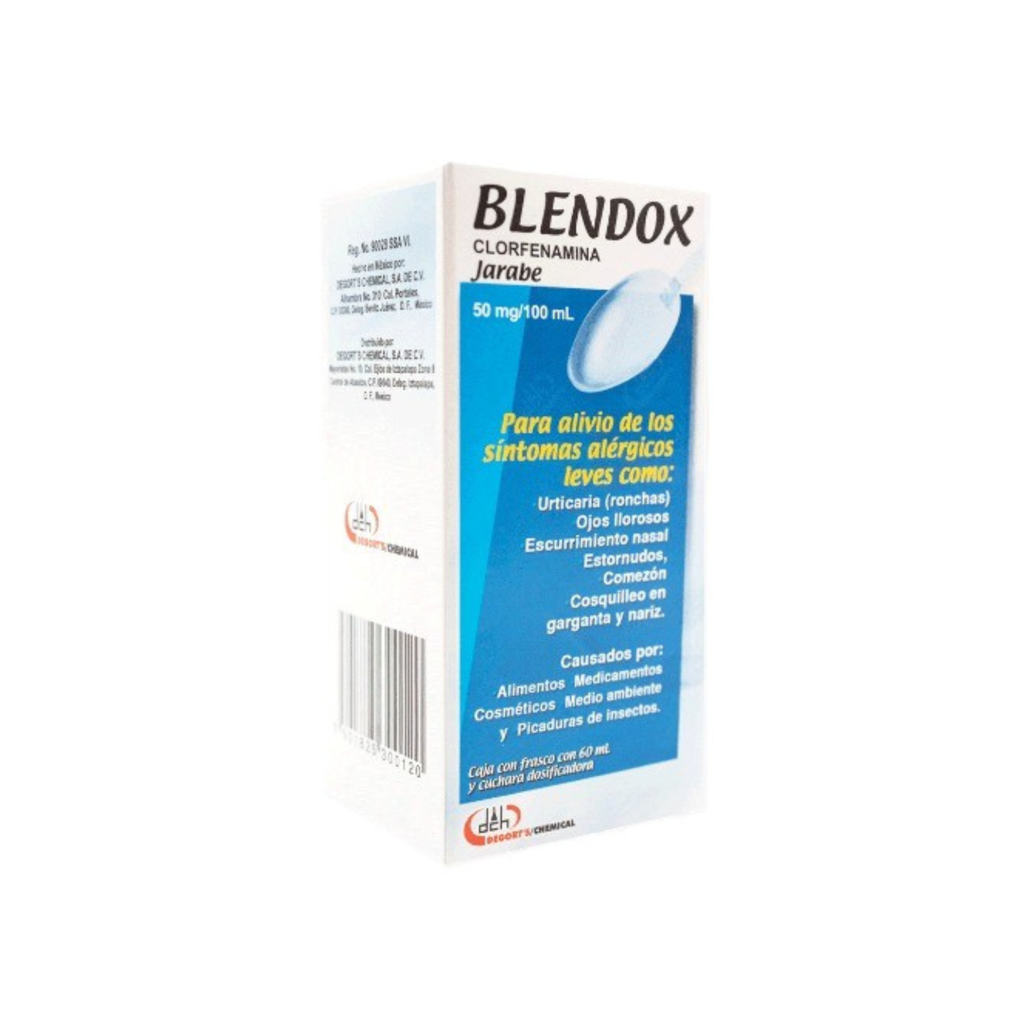 BLENDOX JARABE FCO. 60 ML. 50 MG/100 ML.