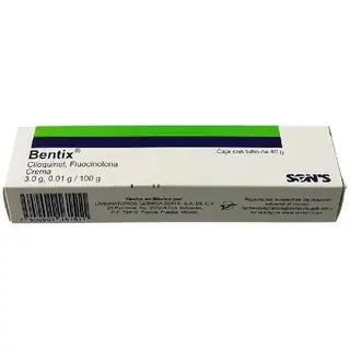 FLUOCINOLONA + CLIOQUINOL 0.010/3.0G TUBO C/40 G 3.0-0.01/100 G