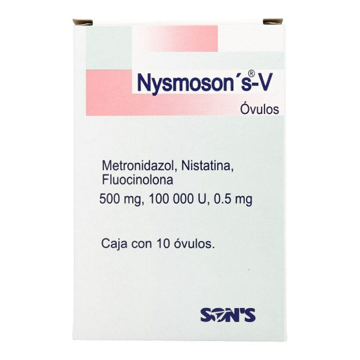 NYSMOSON´S-V C/10 OVULOS. 500 MG/100,000 UI/0.5 MG.