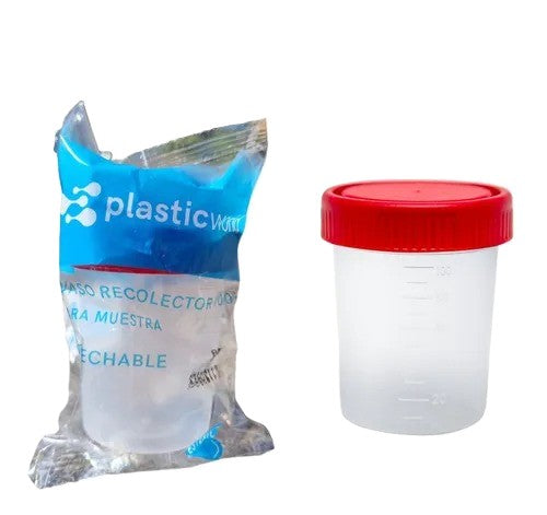 VASO RECOLECTOR P/MUESTRAS ESTÉRIL 100 ML. C/1 PZA.
