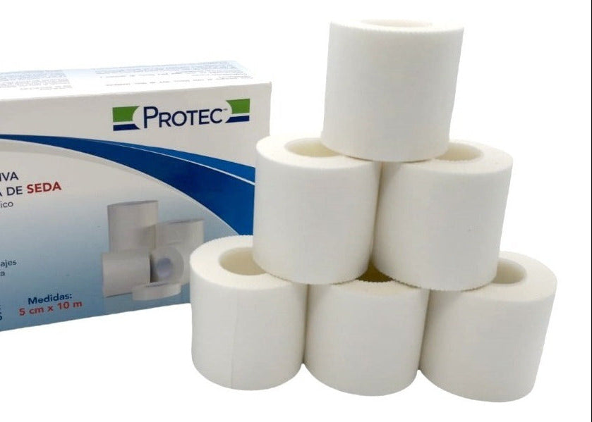 CINTA DE SEDA PROTEC 5CM X 10M PROTEC C/6