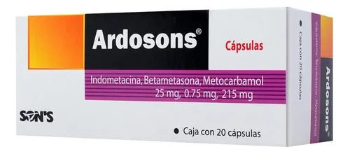 ARDONSONS C/20 CAPS 25/.75/215 MG