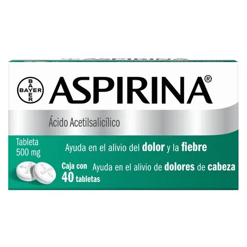 ASPIRINA c/ 40 TABS. 500 MG.