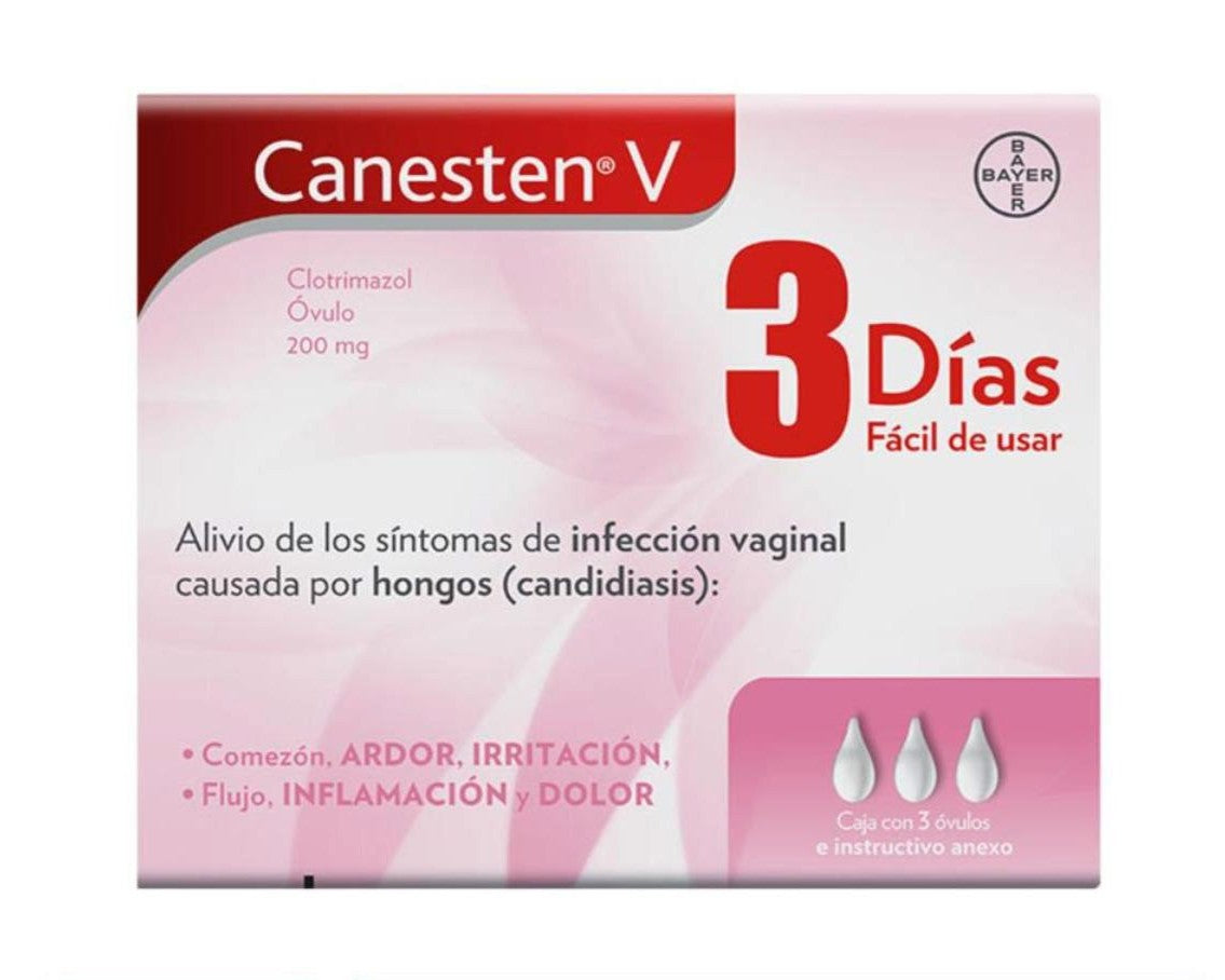 CANESTEN -OVULOS 3 DIAS 200MG