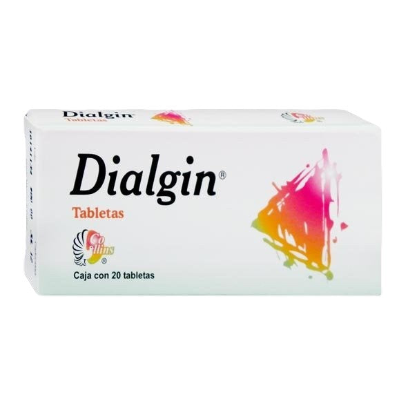 DIALGIN C/20 TABS. 50/200/2/200 MG.