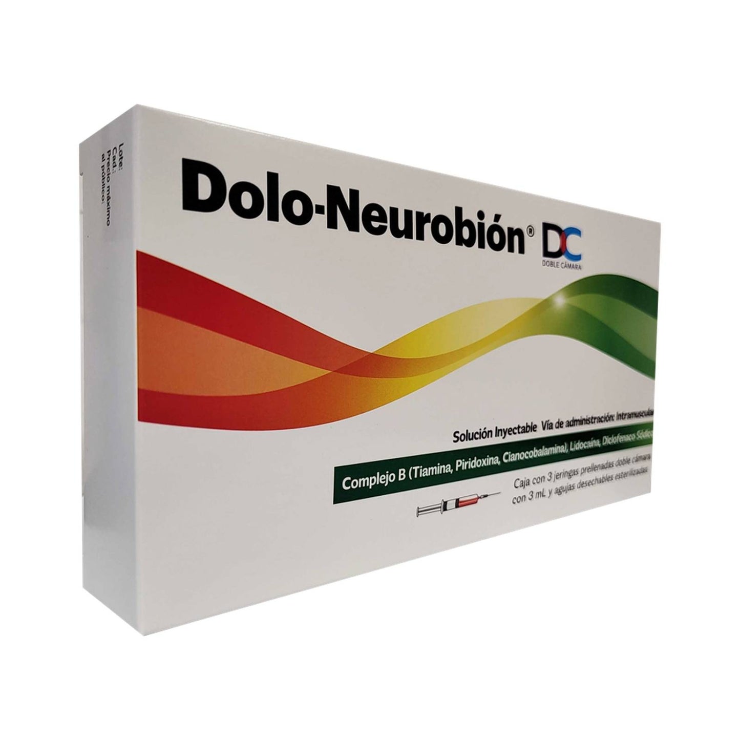 DOLO-NEUROBIÓN DC SOL. INY. C/3 JGAS. Prellenadas 75-1-100-100-20/3ML.