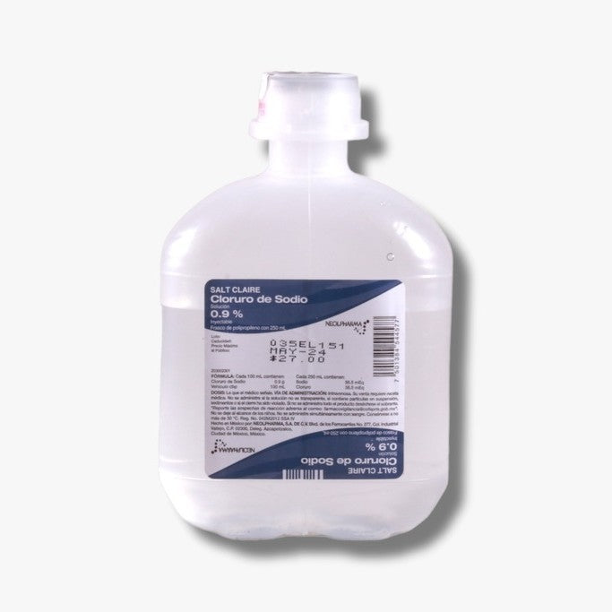 SOLUCION CLORURO DE SODIO AL 0.9% 250ML.