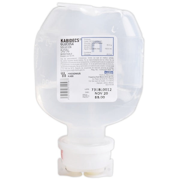 SOLUCION GLUCOSA AL 50% 50 ML.