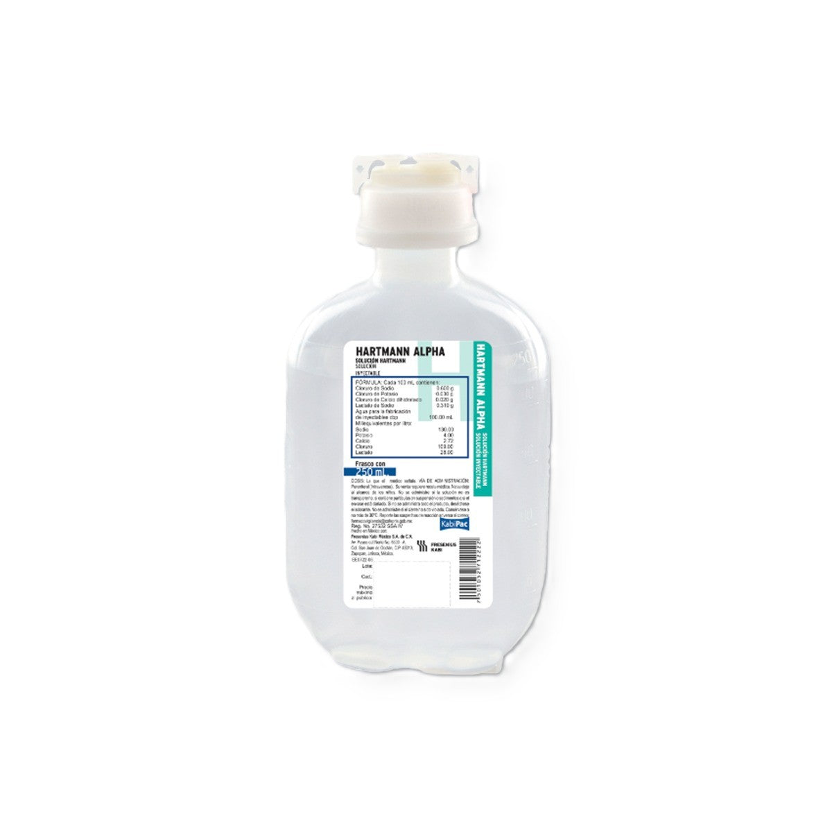 SOLUCION HARTMANN ENVASE C/250 ML FRESENIUS