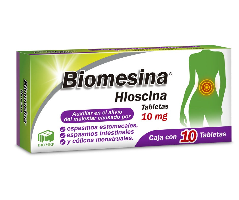 BIOMESINA C/10 TABS. 10 MG.