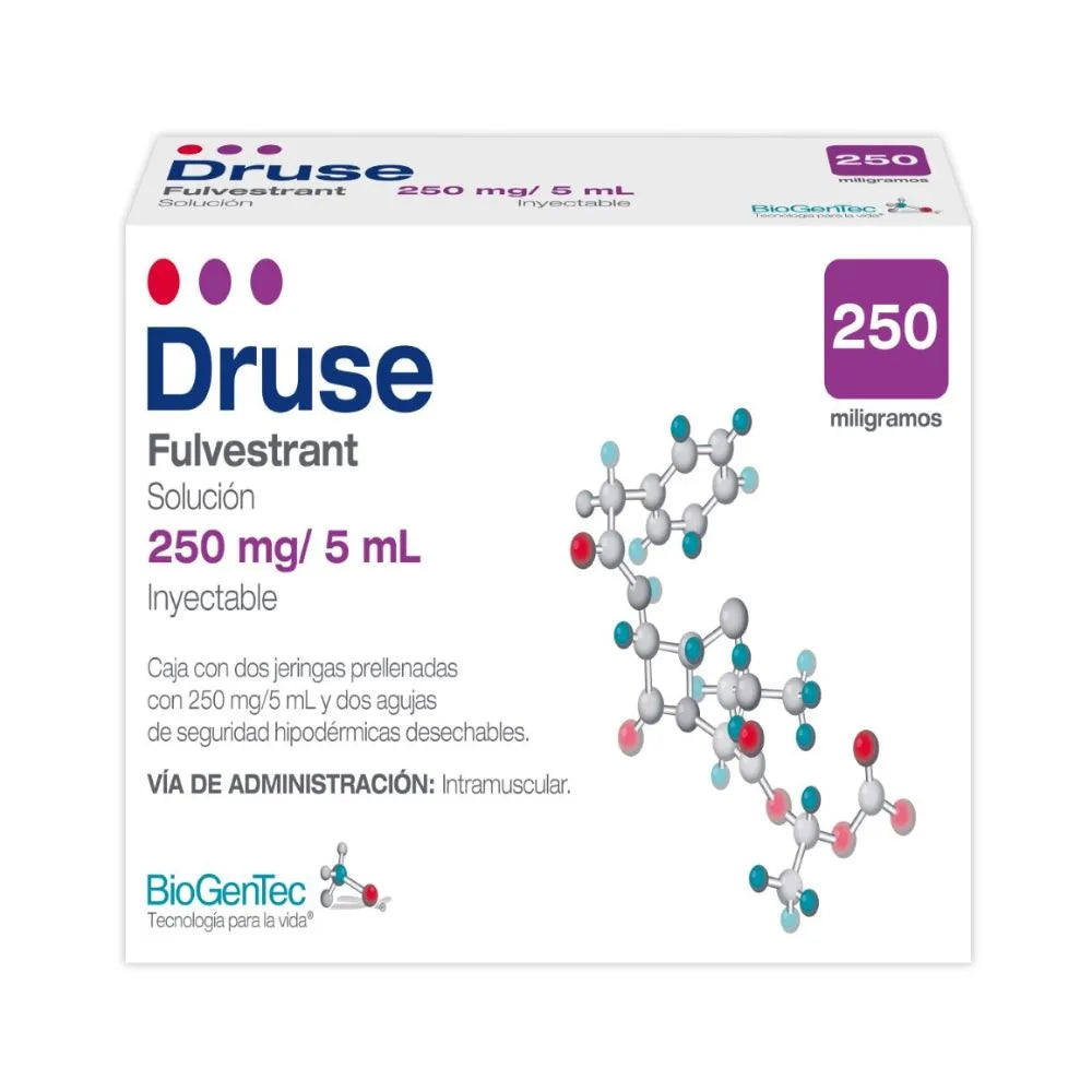 DRUSE SOL. INY. 250MG/5ML.