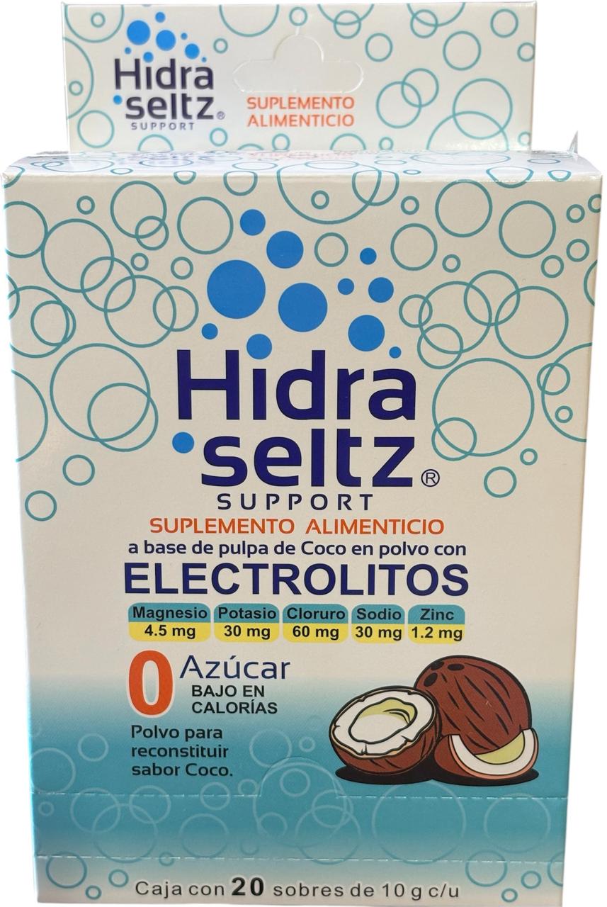 EXHIBIDORES HIDRA SELTZ SABOR COCO C/20 SOB.