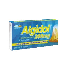 ALGIDOL C/10 CAPS. 200 MG.