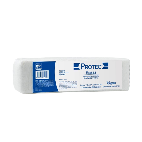 ESPONJA DE GASA 7.5X5 C/200 PROTEC