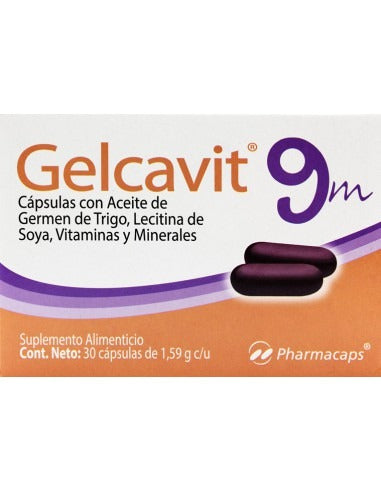 GELCAVIT 9M C/30 CAPS. 1.59G