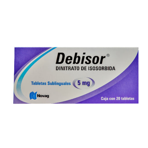 DEBISOR C/20 TABS. SUBLINGUALES 5 MG.