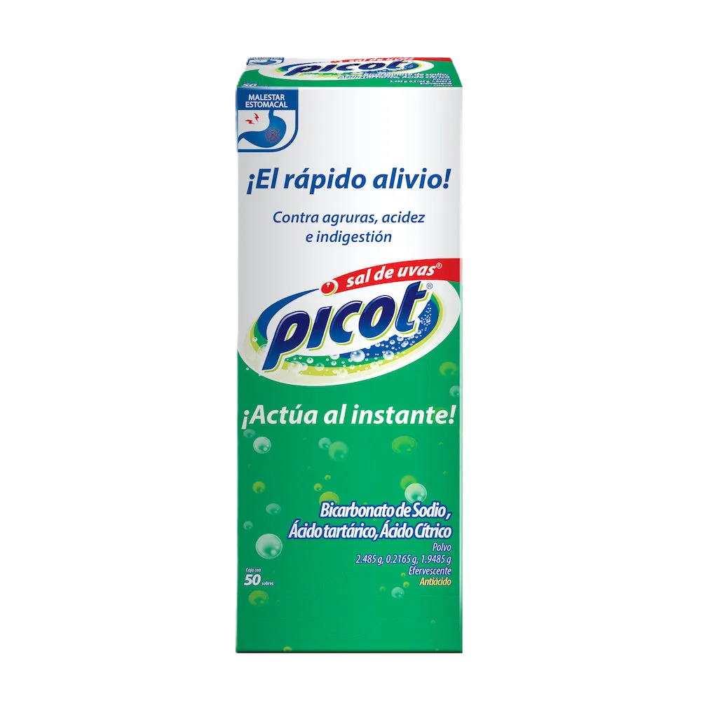 SAL DE UVAS PICOT C/50 SOBS. POLVO EFERVS. 2.4850/0.2165/1.9485 G.