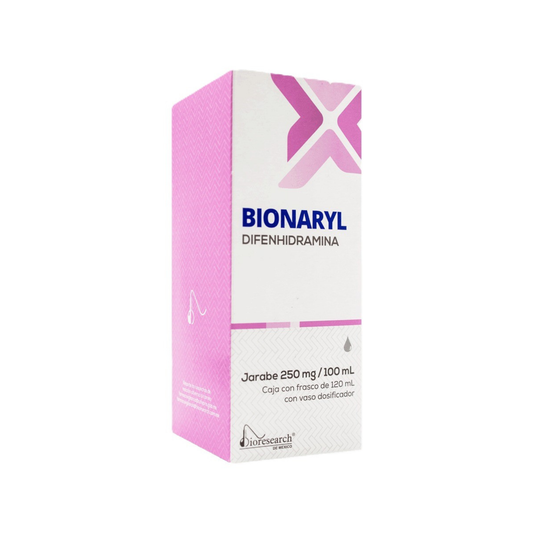 BIONARYL JARABE FCO. 120 ML. 250 MG/100 ML.