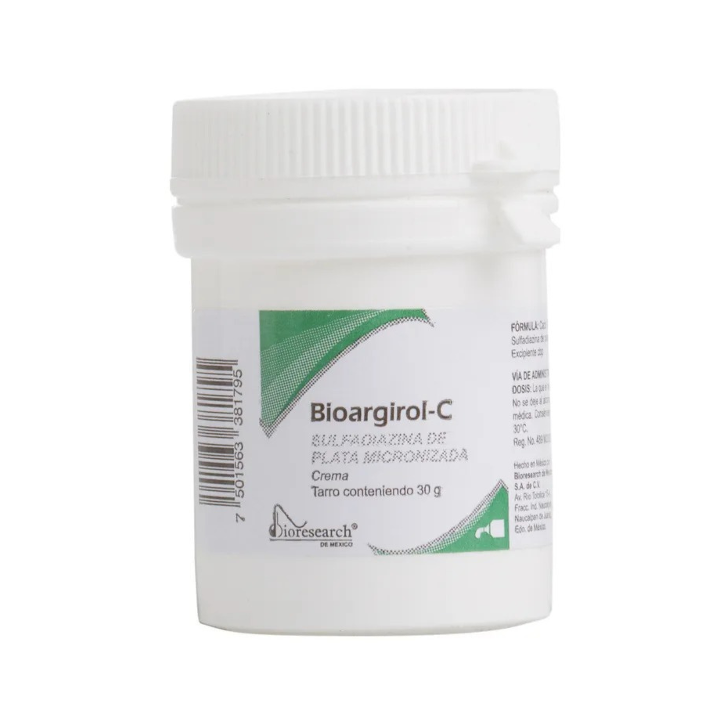 BIOARGIROL-C CREMA TARRO C/30 G. 1 G/100 G.