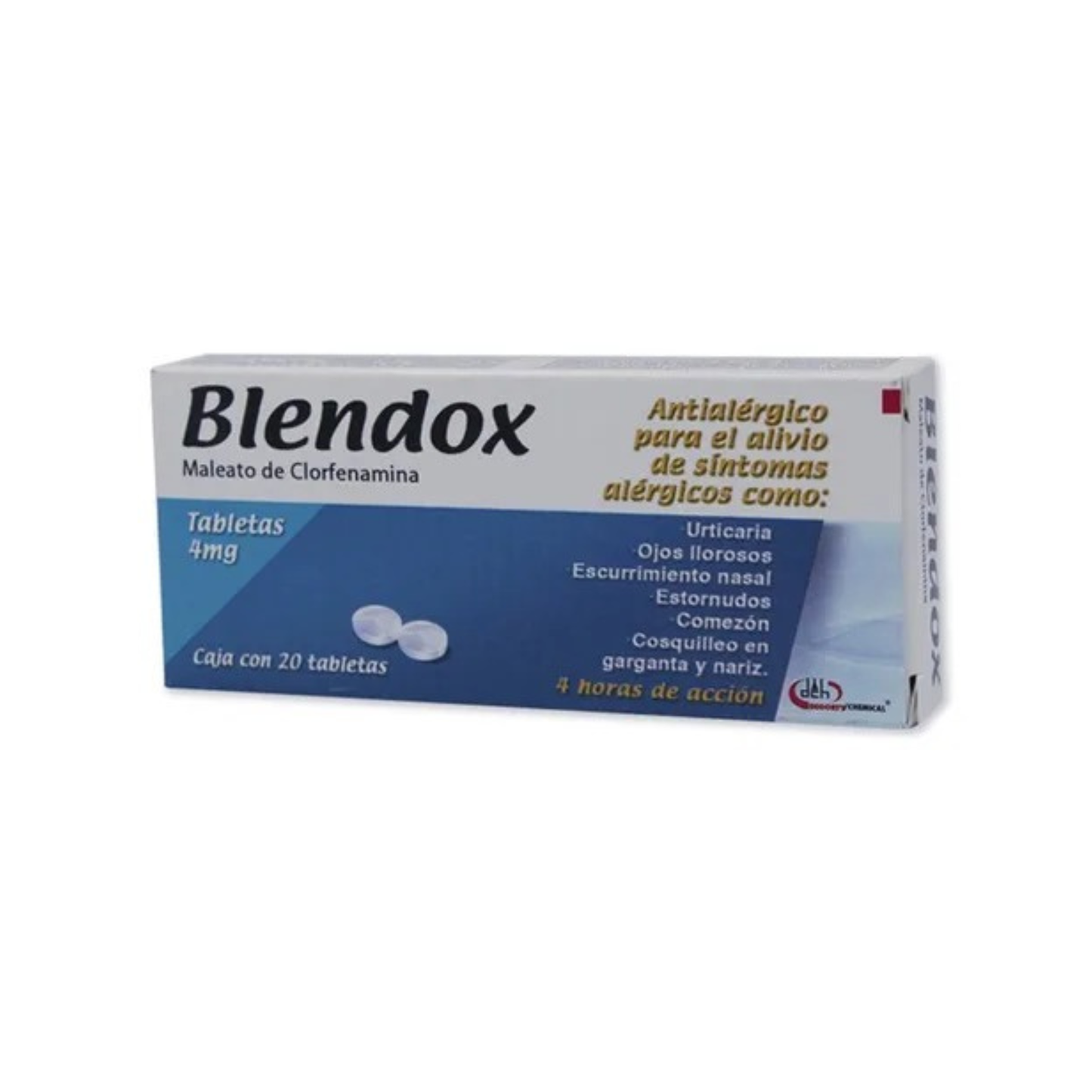 BLENDOX C/20 TABS. 4 MG.