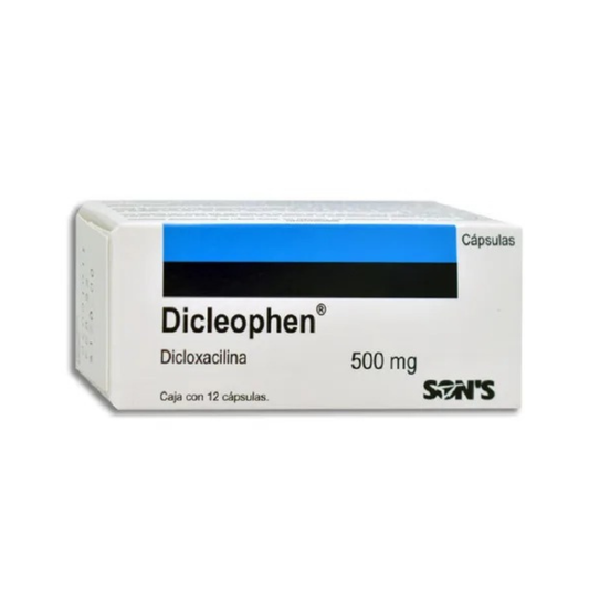 DICLEOPHEN C/12 CAPS. 500 MG.
