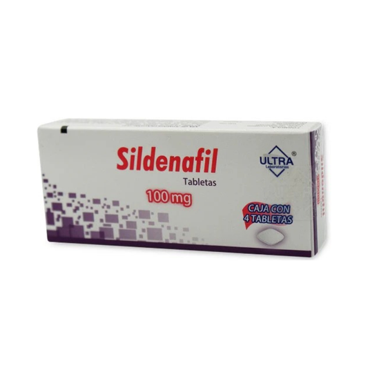 SILDENAFIL C/4 TABS 100 MG.