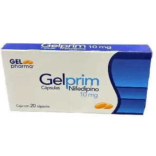 NIFEDIPINO CAJA C/20CAP 10MG (GELPRIM)