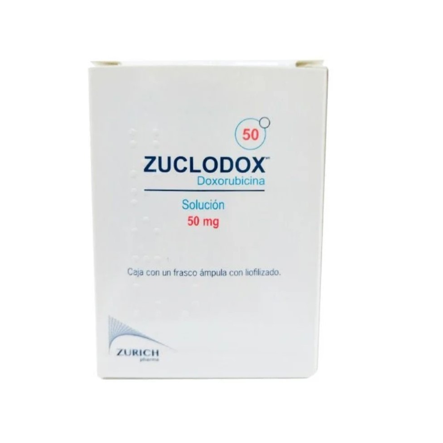 ZUCLODOX SOL. INY. C/1 FCO. AMP. 50 MG.