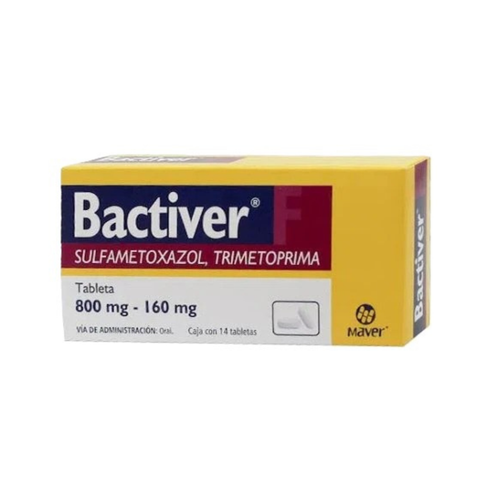 BACTIVER-F C/14 TABS. 800/160 MG.