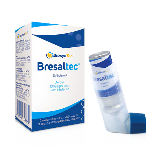 BRESALTEC AEROSOL P/INHALACIÓN FCO. C/200 DOSIS 100 MCG.