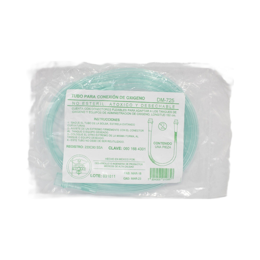 TUBO PARA CONEXION DE OXIGENO DM-725