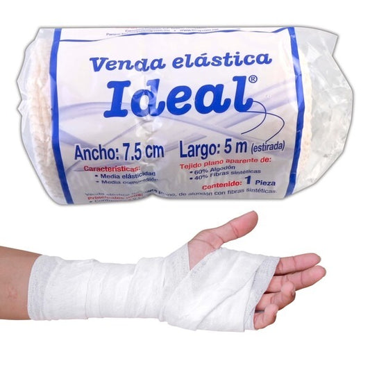 VENDA ELÁSTICA A: 7.5CM. L: 5MT. C/1 PZA.