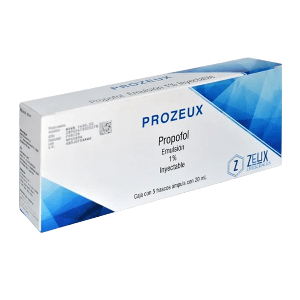 PROZEUX Emulsión Iny. 1% c/5 FCOS. AMP. 200 MG/20 ML.