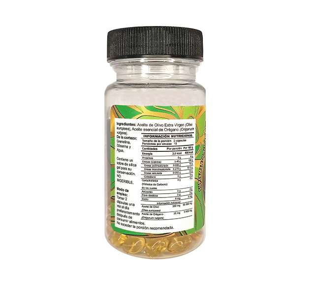 ACEITE DE OREGANO C/200MG C/30 CAP