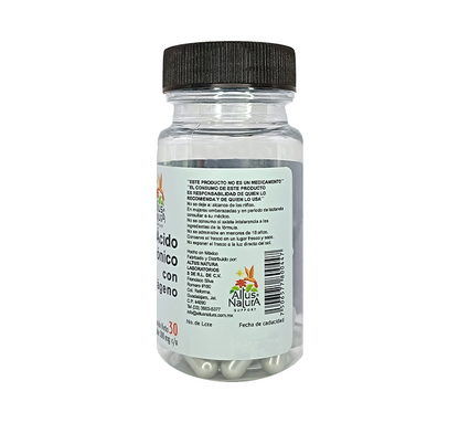 ACIDO HIALURONICO C/COLAGENO 500MG C/30 CAP.