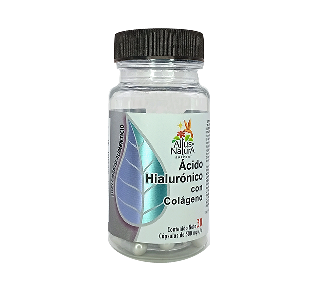 ACIDO HIALURONICO C/COLAGENO 500MG C/30 CAP.