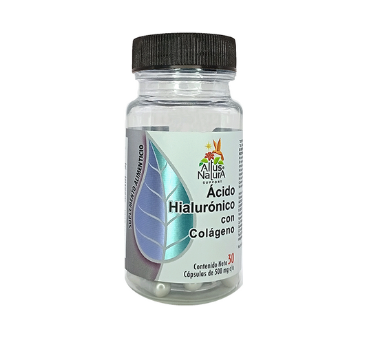 ACIDO HIALURONICO C/COLAGENO 500MG C/30 CAP.