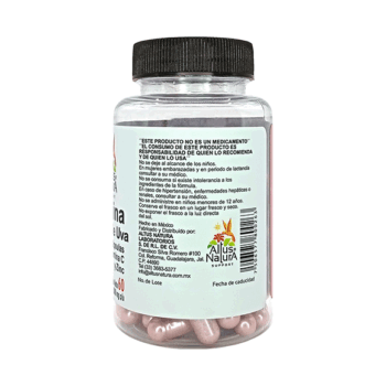 BIOTINA+SEMILLA DE UVA/VITAMINA C Y ZINC 500MG C/60CAP.