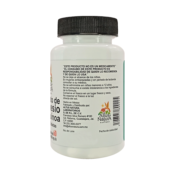 CITRATO DE MAGNESIO CON QUINOA 650MG C/60 CAPSULAS.