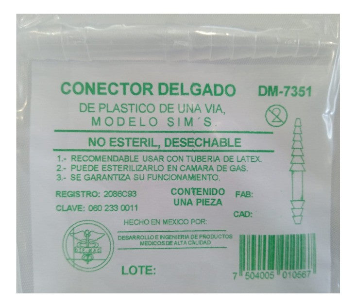CONCETOR DELGADO DE UNA VIA DM-7351