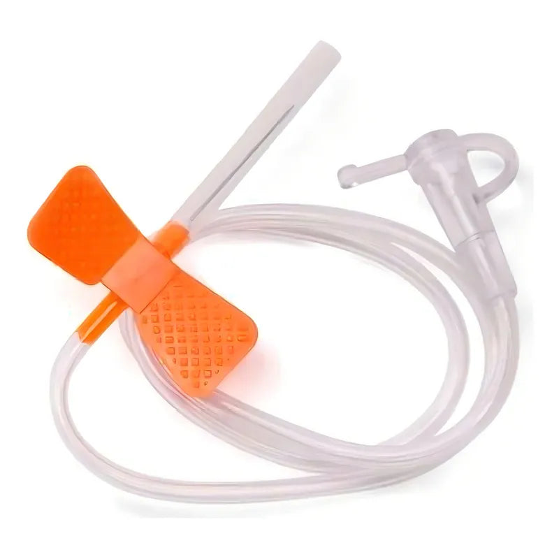 CATETER MARIPOSA VENOCLISIS 25G BOLSA C/ PZA NARANJA
