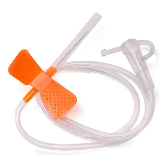 CATETER MARIPOSA VENOCLISIS 25G BOLSA C/ PZA NARANJA