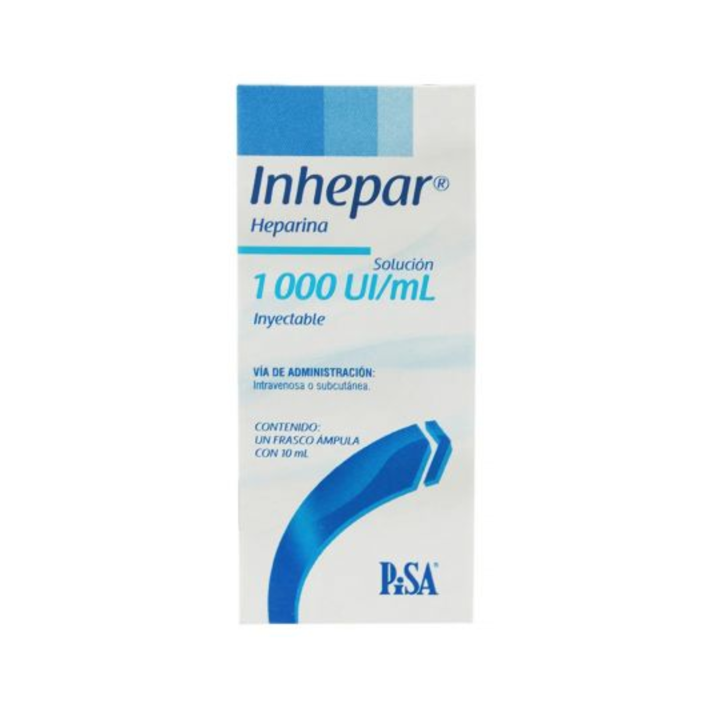INHEPAR 1000 U AMP 10 ML.