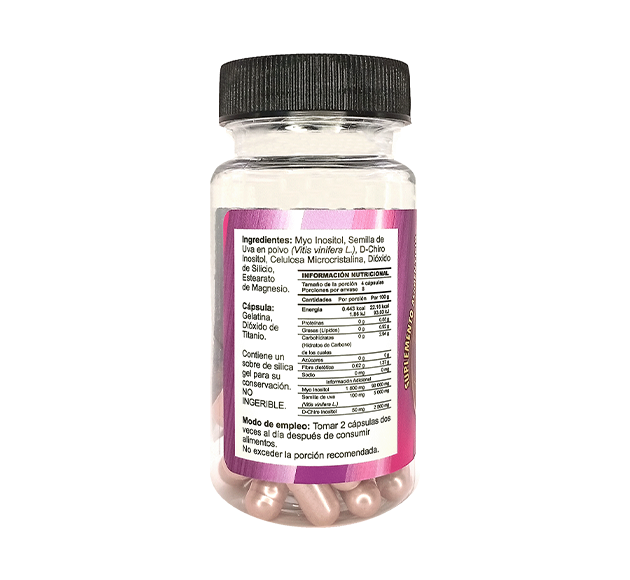 MYO & D-CHIRO INOSITOL C/32 CAPS. 500MG