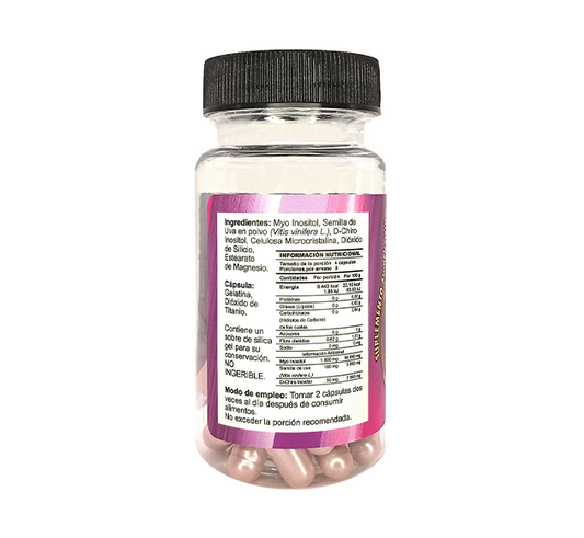 MYO & D-CHIRO INOSITOL C/32 CAPS. 500MG