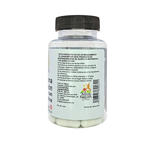 MELENA DE LEON CON COLINA 500MG 60 CAPS