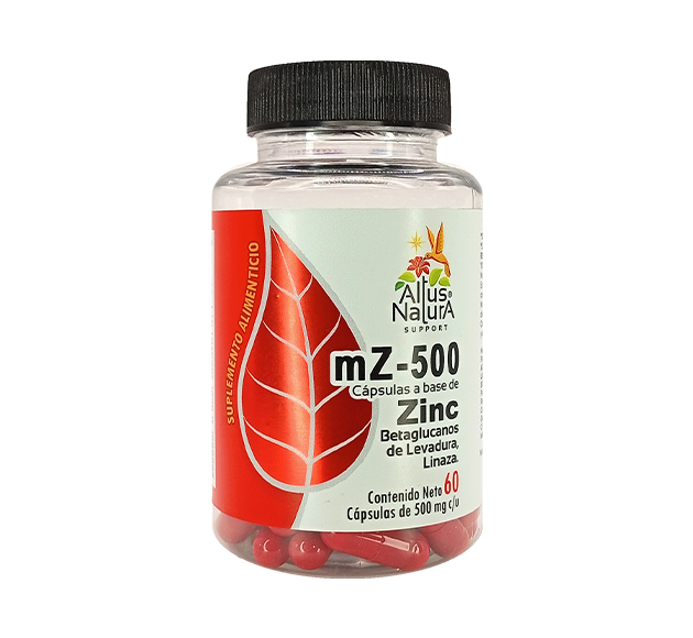 MZ-500 (ZINC) – 60 CÁPSULAS