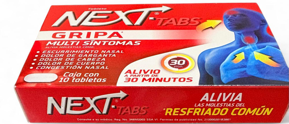 NEXT-TABS 500/25/5/4 MG C/20 TABS